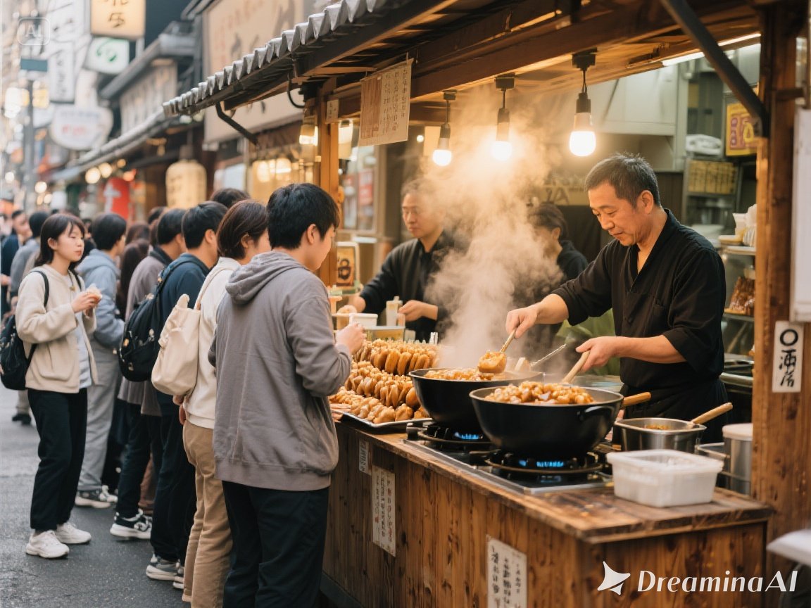 深夜熱呼呼的關東煮攤，最怕的一件事不是沒客人，而是沒勞保