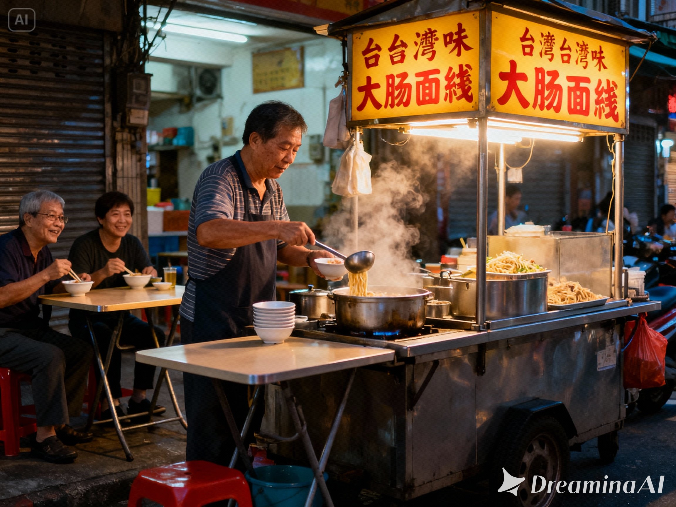 一碗麵線的溫度，撐不起人生的風險!攤販老闆也該有勞保這碗保障麵線